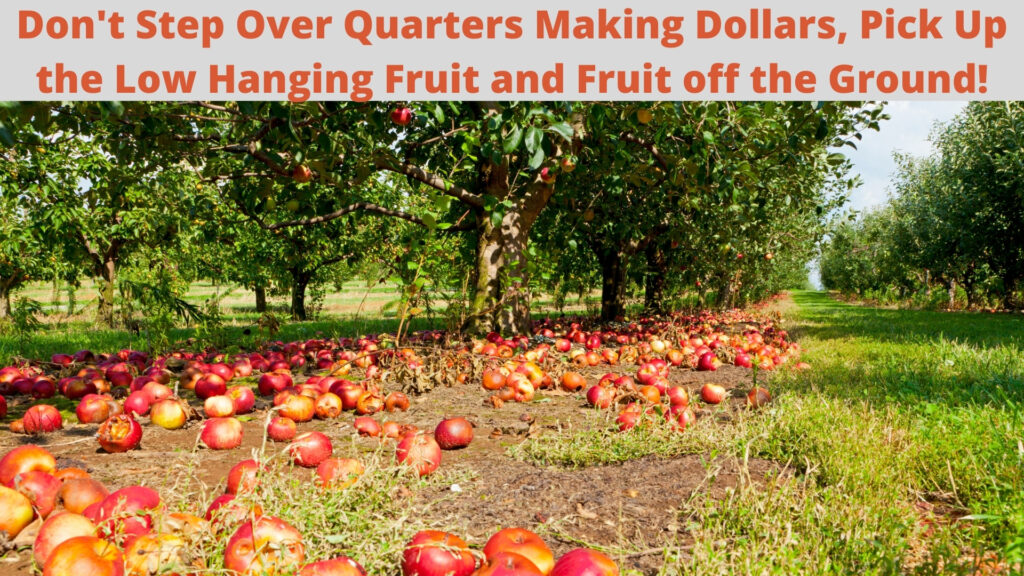 Grab the easy money and grow your business.  This is the low hanging fruit.  